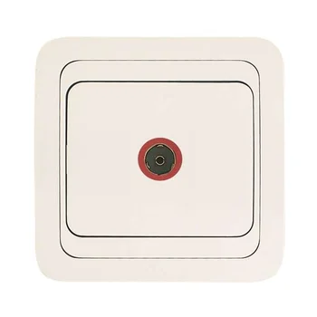 Розетка телевизионная TV 1-м СП Mimoza 16А IP20 бел./бел. Makel 12007 Розетка телевизионная TV 1-м СП Mimoza 16А IP20 бел./бел. Makel 12007